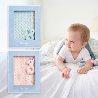 【奇哥】豆趣竹纖維四季毯禮盒 70×90cm(寶寶新生兒禮 滿月禮 彌月禮 嬰兒禮盒 小被被 被毯)