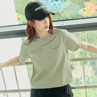 【Discovery Expedition】Freshvent 女版梭織短袖T恤 上衣(DWRS9C053-KAN)