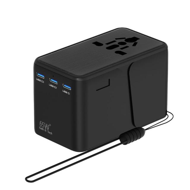 【RDi】PD65W快充 多國旅行充 多功能充電器(英規澳規歐規  旅行轉換插頭)