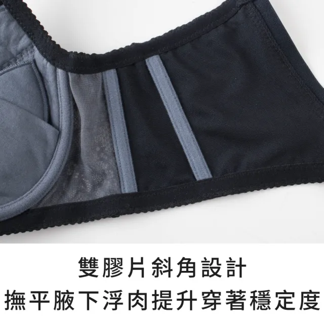【玉如阿姨】PS修片女王內衣。高包覆托高修飾立體胸型 台灣製※0609粉(C.D.E罩 包覆 提托 大罩杯)