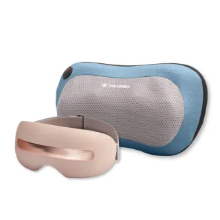 【TAKASHIMA 高島】iTap 眼の按摩器+愛舒服抱抱枕(超值組)