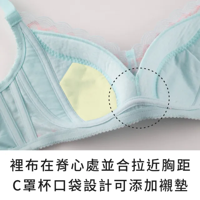 【玉如阿姨】自由幻夢內衣。無鋼圈包覆穩定日常不外擴 台灣製※0620粉藕(C.D.E.F罩 無鋼圈 機能 大罩杯)