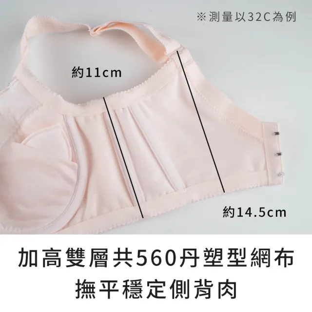 【玉如阿姨】女王守護神內衣※0578藍(大罩杯 集中 提托 包副乳 重機能 調整 台灣製 C.D.E.F.G罩)