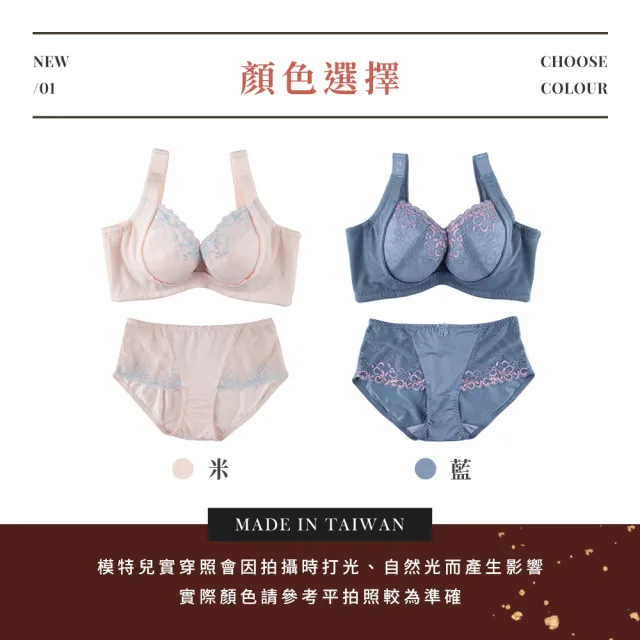 【玉如阿姨】女王守護神內衣※0578藍(大罩杯 集中 提托 包副乳 重機能 調整 台灣製 C.D.E.F.G罩)
