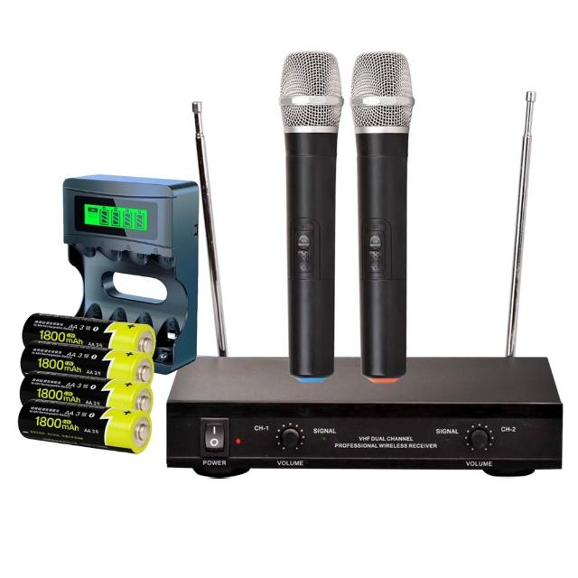 【Eagle】VHF無線麥克風組_搭配充電電池組(EWM-P21V579)