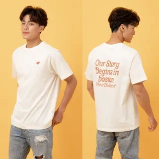 【NEW BALANCE】NB SDS短T/短袖上衣_AMT53313CIC_男性_米杏色(亞版 版型正常)