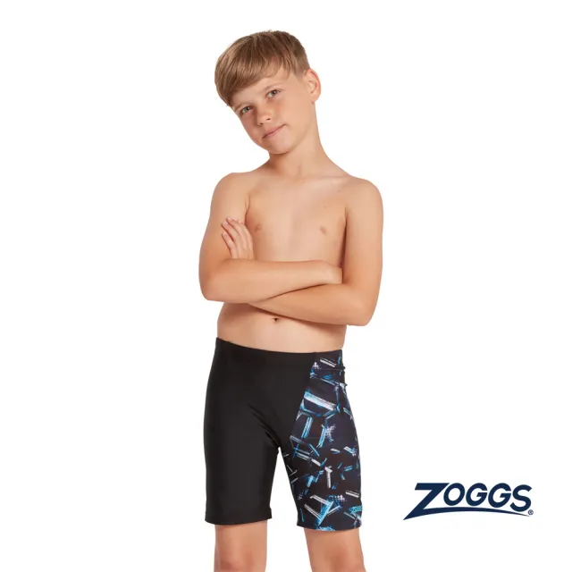 【Zoggs】男孩《合金電壓》運動及膝泳褲(大童泳褲/男孩泳褲/比賽泳褲/訓練泳褲/男童泳褲/學生泳褲)