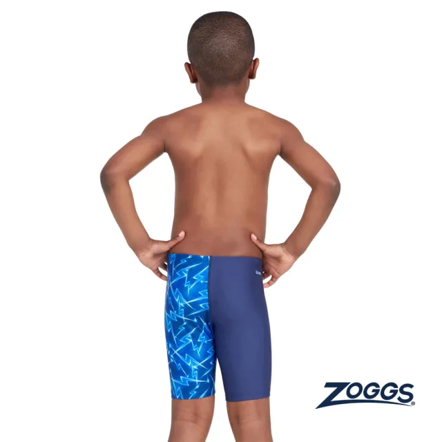【Zoggs】男孩堆砌閃電運動五分泳褲(大童泳褲/男孩泳褲/比賽泳褲/訓練泳褲/男童泳褲/學生泳褲)