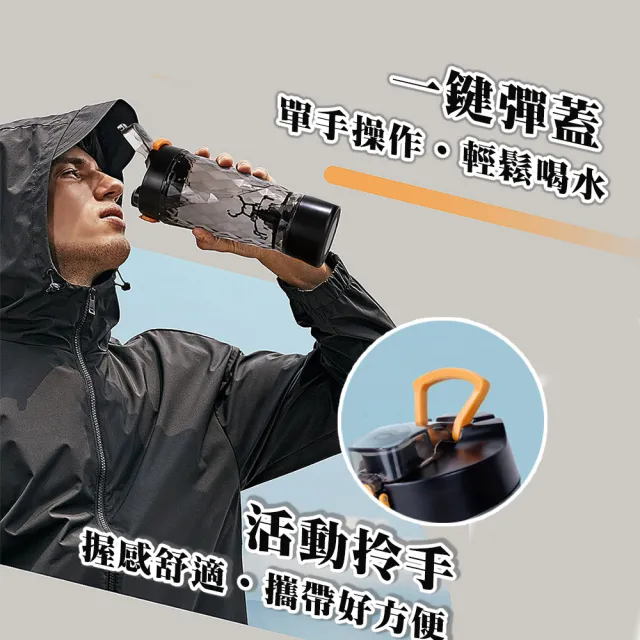 【TAI LI 太力】炫彩電動攪拌杯Tritan含粉盒650ml 隨行杯 咖啡杯 蛋白粉 奶茶 USB充電 禮物 攪拌杯