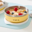 【VIIDA官方直營】Souffle 抗菌不鏽鋼餐碗(兒童餐碗/三色碗/寶寶餐具/抗菌餐碗/學習餐碗)