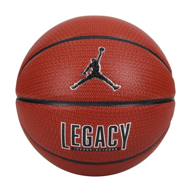 【NIKE 耐吉】籃球 JORDAN LEGACY 2.0 8P 7號球 J100825385507琥珀(耐磨 排汗 超細纖維 深溝 抓地力)