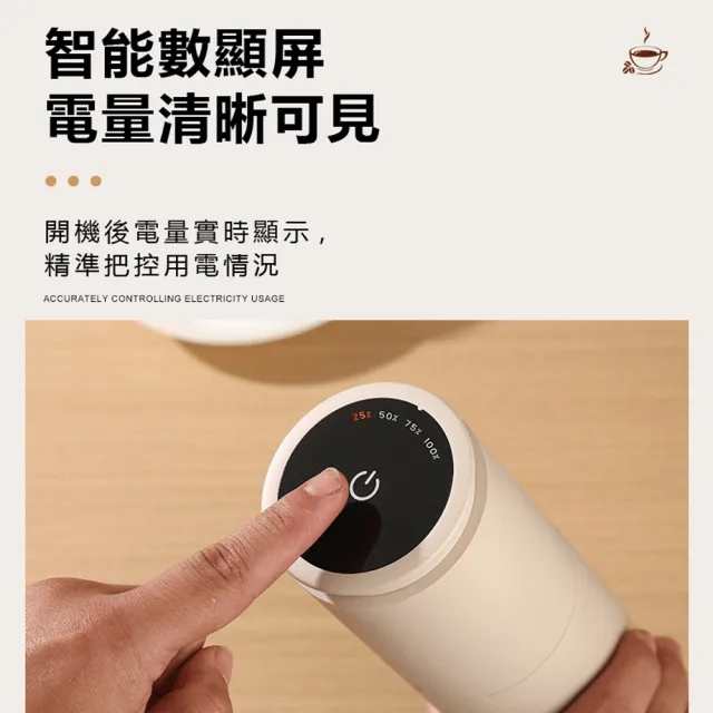 【IDREES 伊德萊斯】智能數顯電動咖啡磨豆機 五檔可調 研磨咖啡機(隨行磨豆器 磨粉機 咖啡杯 交換禮物)