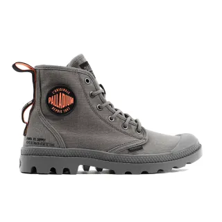 【Palladium】PAMPA HI SUPPLY RS有機棉軍靴-中性-金屬灰(78881-043)