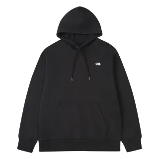 【The North Face】北面男女款黑色舒適透氣長袖帽T｜8F09JK3