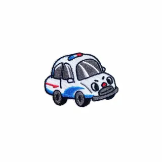 【QOQ】汽車貼布 刺繡貼布/可愛卡通小汽車圖樣刺繡貼布 DIY材料 衣物補丁 熱熔膠款(10款任選)