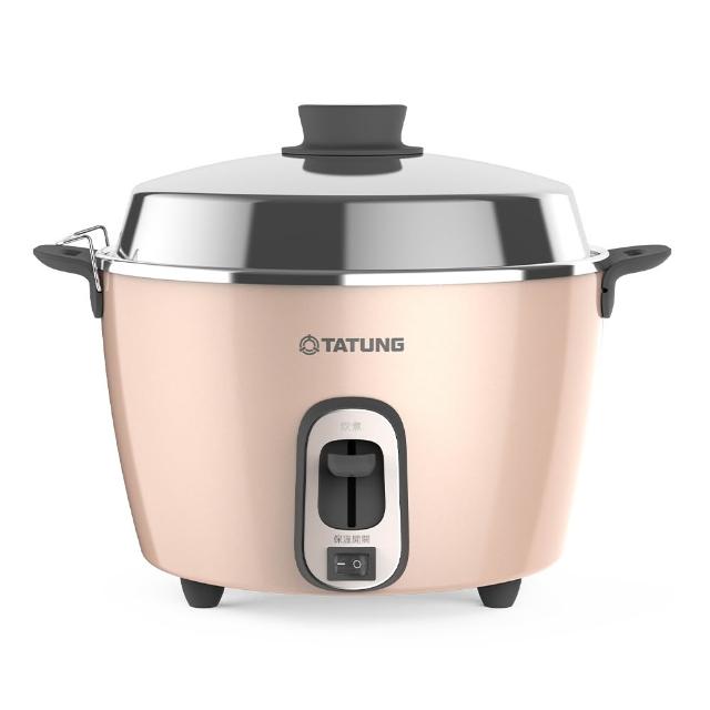 【TATUNG 大同】6人份奶霜粉不鏽鋼內鍋電鍋(TAC-06R-MBI)
