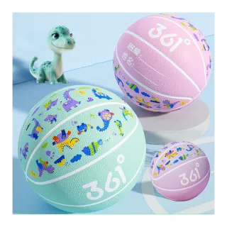 【361度】5號球 家用室內靜音兒童籃球 高彈力訓練籃球 親子籃球 拍拍皮球