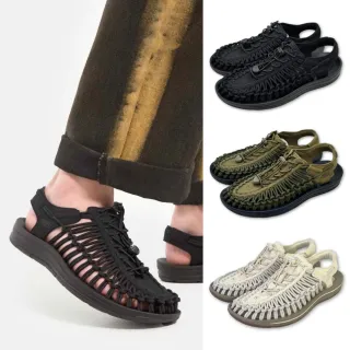 【KEEN】UNEEK 彈性編織涼鞋 男 溯溪鞋 戶外護趾 羅馬涼拖鞋 沙灘鞋 多色任選