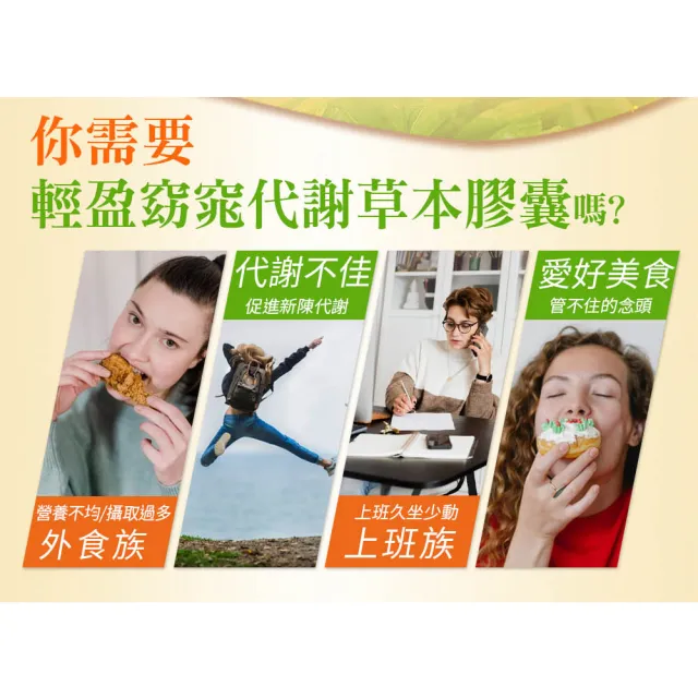 【Esmond Natural 愛司盟】輕盈窈窕代謝草本膠囊6瓶-純素(60顆/瓶)