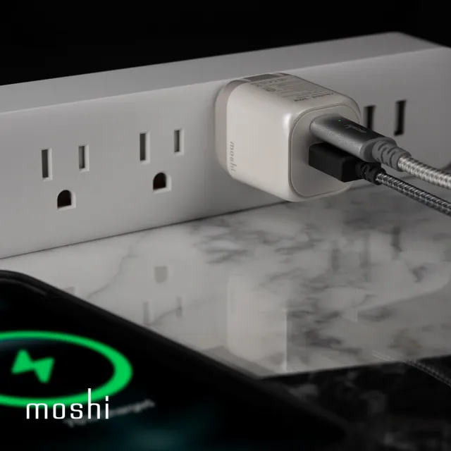 【moshi】Rewind USB-C GaN 20W 氮化鎵充電器