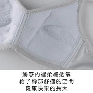 【玉如阿姨】花漾微樂山丘內衣※0664黃(A.B罩 少女 發育 透氣 小胸 護胸 防激凸 服貼 台灣製)