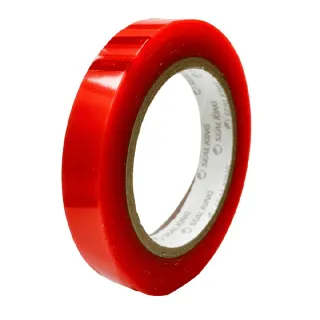 【CLEAN 克林】易利黏 超黏雙面膠帶18mm X 15M  紅膜排廢(超強黏力 店家 辦公 手作 包裝 雙面膠 双面膠帶)