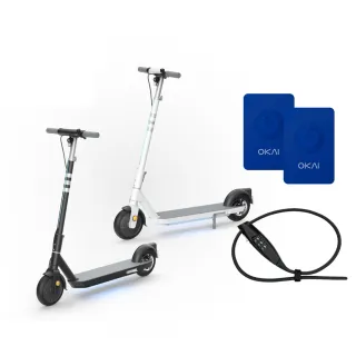 【SoMo Club】旗艦款電動滑板車組(NFC卡x2/車鎖x1)