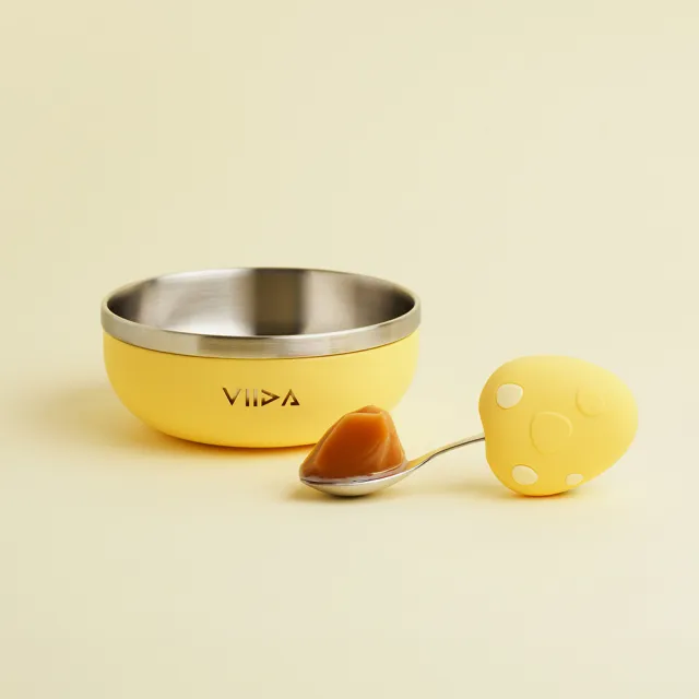 【VIIDA】Souffle 抗菌不鏽鋼學習湯匙(小兒發展專業治療師一致推薦學習餐具/寶寶餐具)