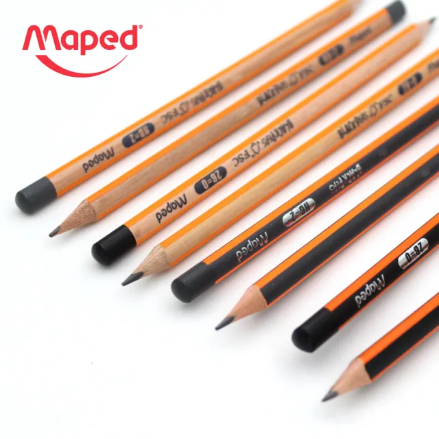 【Maped】國民三角鉛筆12入-兩款任選(HB 2B 鉛筆)