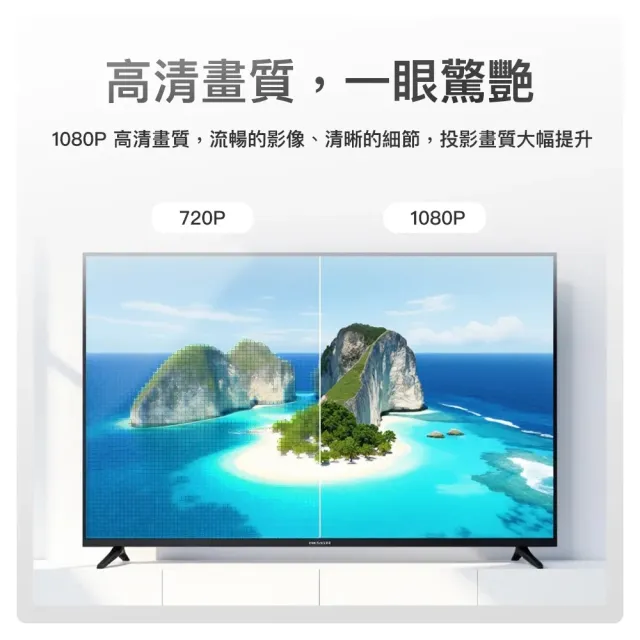 第六代無線投影HDMI電視棒 適用蘋果iPhone/iPad/手機/平板/筆電投影