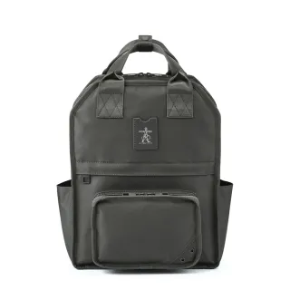 【PORTER INTERNATIONAL】潮酷叛逆PUNK後背包-M(灰)