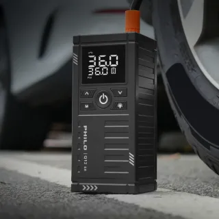 【Philo 飛樂】Q12se 12000Mah 救車打氣多功能機(打氣機/汽車急救電源/電動打氣機/汽車啟動電源/行動救援)