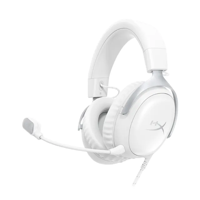【HyperX】Cloud III  颶風3 — 遊戲電競耳機 純白(BS7C1AA)