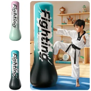 【Cube】充氣拳擊柱 充氣不倒翁 家用搏擊立式沙袋 跆拳道練習 親子運動 無噪音 1.5m 附腳泵