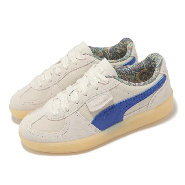 【PUMA】休閒鞋 Palermo Bomber 男鞋 女鞋 米色 藍 麂皮 復古(401365-01)