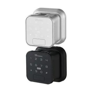 【FAMMIX 菲米斯】CUBE小方鎖 六合一智慧室內電子鎖/門鎖(指紋/密碼/鑰匙/卡片/簡易DIY安裝/適用喇叭鎖)