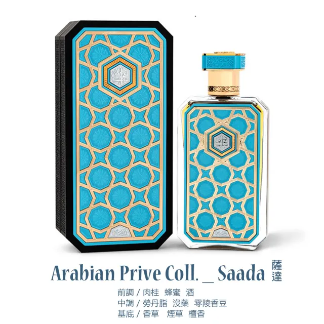 【Rasasi 拉莎斯】Arabian Prive Col阿拉伯學院系列EDP淡香精香水70ml(多款任選_杜拜原裝-專櫃公司貨)