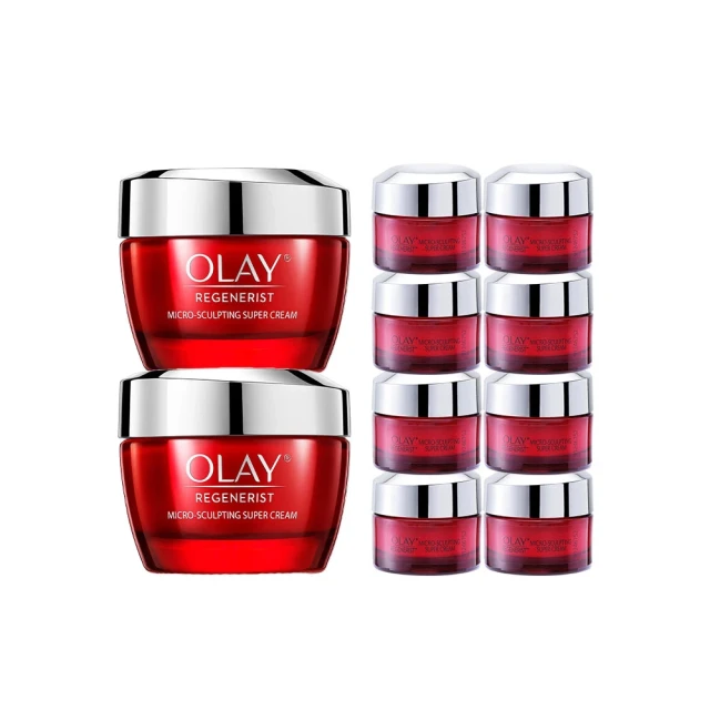 【OLAY 歐蕾】獨家限定★膠原大紅瓶乳霜買100g送112g(新生高效緊緻護膚霜50gx2+14gx8)