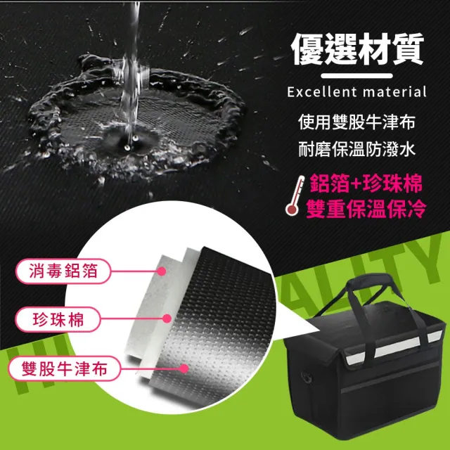 【DREAMCATCHER】外送保溫箱18L(外送箱/外送小箱/保溫箱/保溫袋/熊貓小箱/外送袋/ubereats小箱)