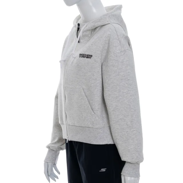 【SKECHERS】女拉鍊連帽外套(L325W010-0248)