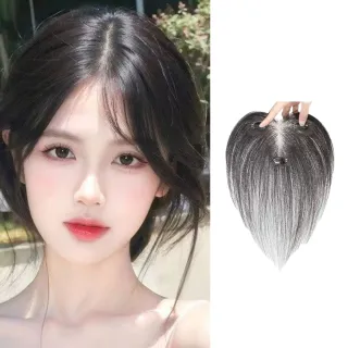 【LEEHER】女生假髮/T型髮片/補髮片/隱形無痕/髮際線救星/法式瀏海/胎毛瀏海/瀏海假髮/髮片/拯救