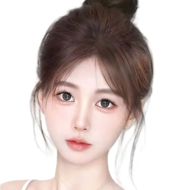 【LEEHER】女生假髮/T型髮片/補髮片/隱形無痕/髮際線救星/法式瀏海/胎毛瀏海/瀏海假髮/髮片/拯救