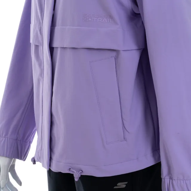 【SKECHERS】女拉鍊連帽外套(P325W013-010Y)