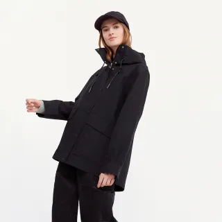 【AIGLE】女 GORE-TEX 防水透氣外套｜AG-4A205A100 黑色(女外套 防水透氣外套 防風外套 Goretex)