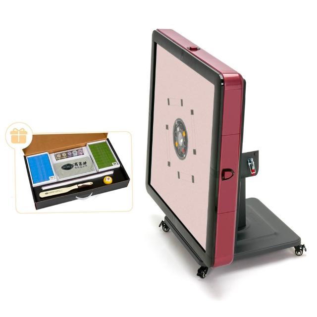 【商密特】T350 二代 過山 電動麻將桌 櫻花少女心系列(折疊款 櫻花珊瑚紅)