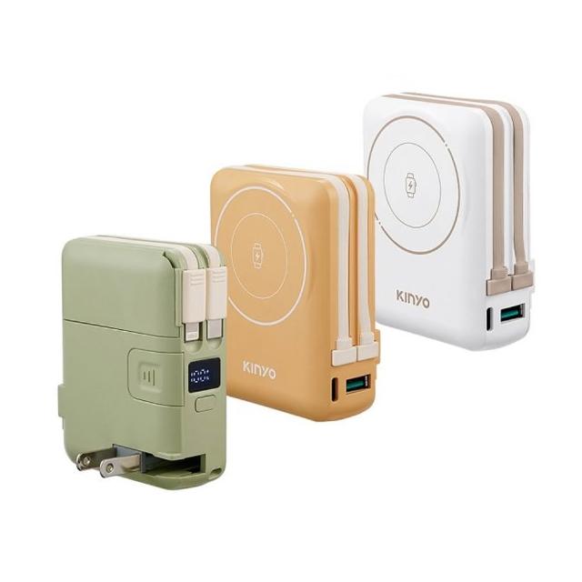 【台隆手創館】KINYO 10000mAh 9in1自帶AC萬用防爆行動電源(KPB-2656)