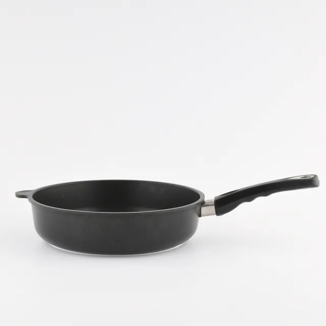 【AMT】經典平底深炒鍋 28cm 7cm深  不沾鍋(平輸品)