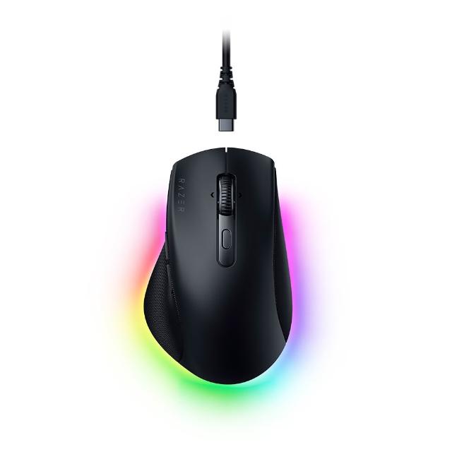 【Razer 雷蛇】Pro Click V2 右手人體工學無線滑鼠(電競/AI/RGB/遊戲/創作)