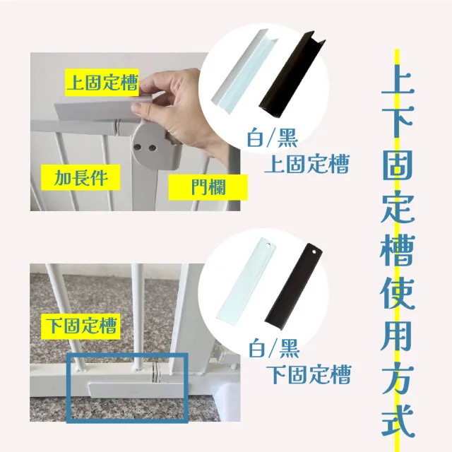 【KIDS PARK】高76延長件80cm安全門欄配件(客製門欄專用/加寬延長片/兒童寵物柵欄/送上下固定槽)
