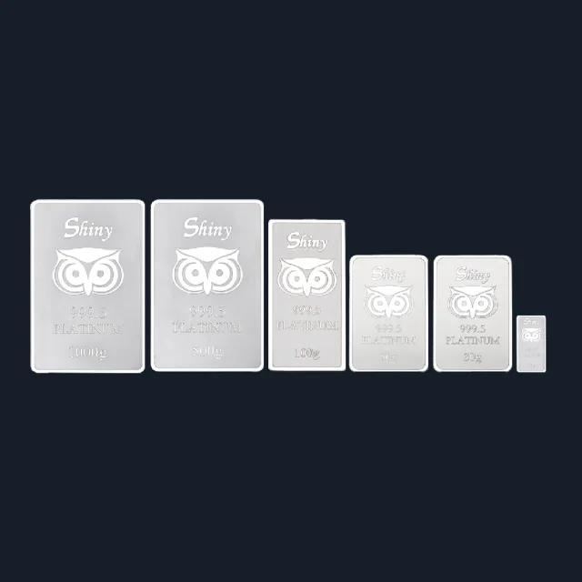 【Shiny 炫麗】咕咕鉑金條50克(金重：50克)
